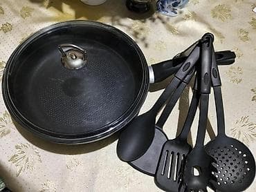 grill tava: Tava, rəng - Qara, Antipriqar, Polşa — 1