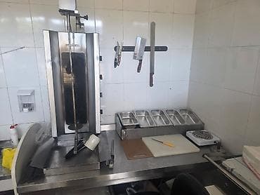 Dönər aparatları: Doner/sürətli iaşə avadanlıqları komplekti - Şüşəli soyuducu vitrini — 3
