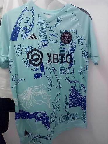 Futbolka, Adidas, M, rəng - Mavi