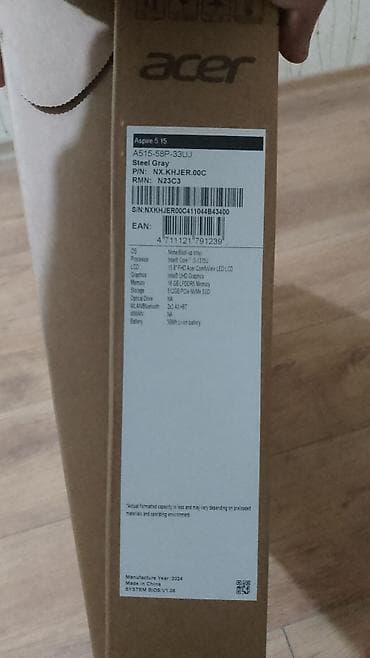 Acer Aspire, 15.6 ", Intel Core i3, 512 GB