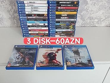 injustice: Disklər tək-tək 25azn/30azn / 3disk–50/60azn Original dualshock4—40azn — 10