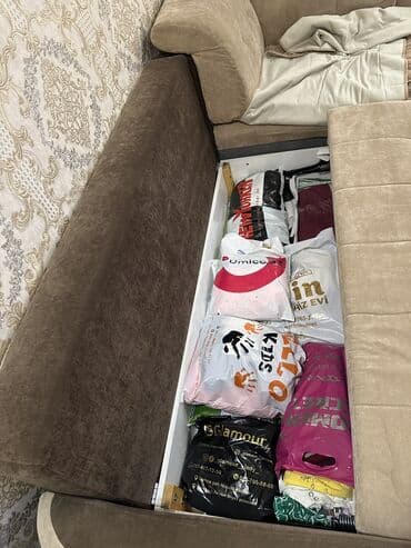 modern divan: Künc divan, İşlənmiş, Açılan, Bazalı, Vеlur parça — 4