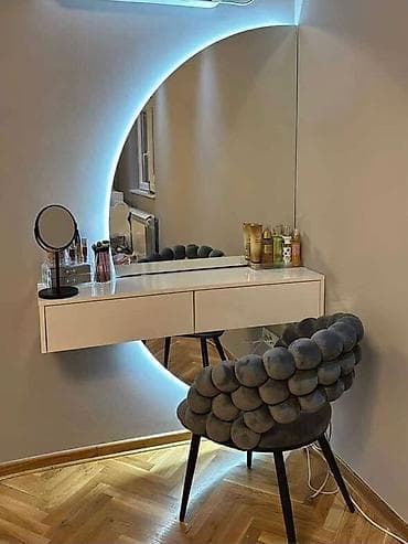 Salon və ev üçün vizaj/saç stolu və güzgü sistemləri – dizayn və — 8