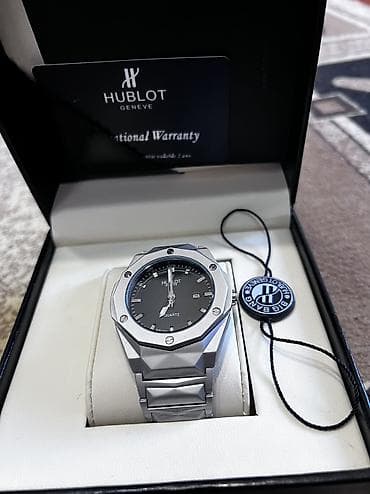saat remeni: Hublot Geneve kişi qol saatı – kvarz mexanizmli, şık və minimal — 2