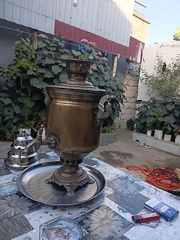 qədimi somavar: Qaynanamin cehizidi 500 manata verrem . Misin samovar – klassik — 2