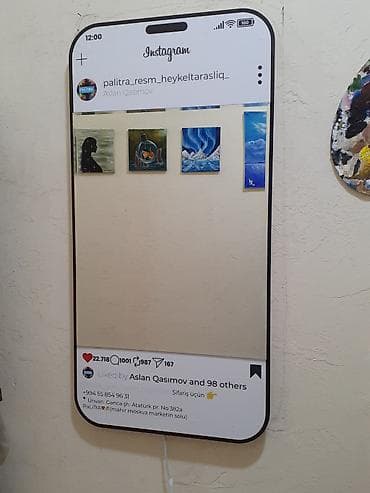 Moyka avadanlığı: 😎Azerbaycanda ilk! Yeni maraqlı hekayə dekor aynası. 📸 Bir güzgü ilə — 6