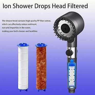 Muravai Turbocharged Shower Head – filtrli, təzyiq gücləndiricili əl — 3