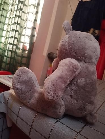 oyuncaq masin type 0: Teddy ayı 2gundu uşağa hədiyyə alinib 25manata oynatmir.Texmini ölçüsü — 2