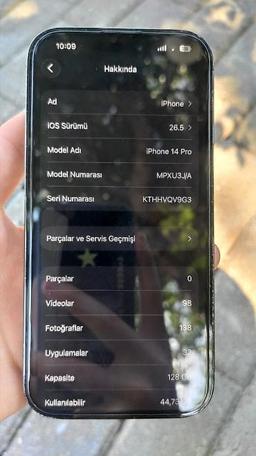 IPhone 14 Pro, 128 GB, Qara, Simsiz şarj — 4