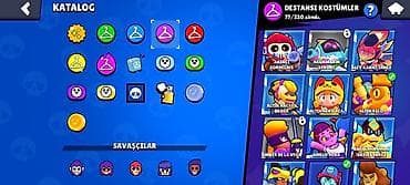 Brawl Stars hesabı – yüksək kolleksiya və reytinq - Kupa yolu: 52 560