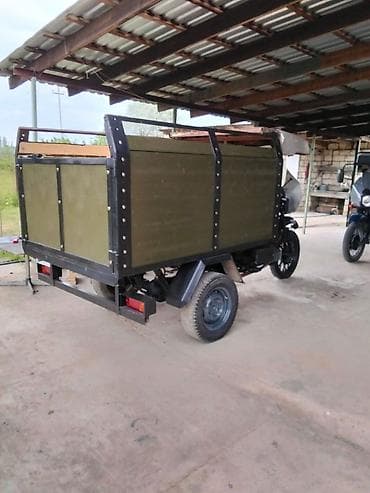 teze teker: Yükdaşıma üçün xüsusi yığılan üçtəkərli motosiklet (trike) - Güclü — 2
