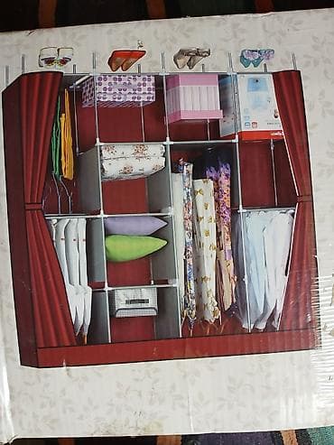 şifaner: Paltar dolabı parça örtüklü modul dolab (MODEL: 28170) Ölçü: 168 x 45 — 1