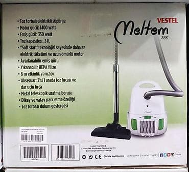 Tozsoran Vestel Meltem 3000 model Motor gucu 1400 watt Cekim gucu 350 — 9