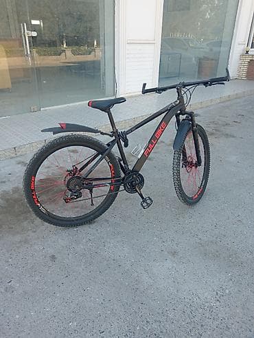 Спорт и хобби: FULL BIKE dağ velosipedi Xüsusiyyətlər: - Çərçivə: alüminium alaşımlı — 4