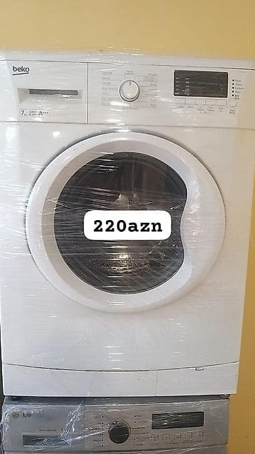 Elektronika: Beko önyükləməli paltaryuyan maşın - Yük: 7 kq - Sıxma sürəti: 1000 — 1