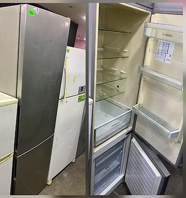 2 qapılı Bosch Soyuducu Satılır, rəng - Gümüşü