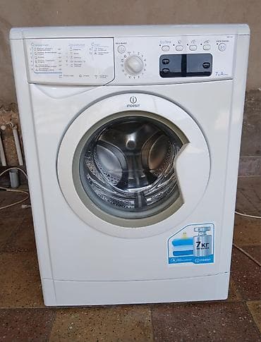 Paltaryuyan maşın Indesit, 7 kq, Avtomat, Qurutmasız