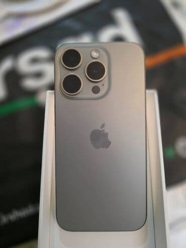 Avtoelektronika: IPhone 15 Pro, 256 GB, Natural Titanium, Face ID, Sənədlərlə — 6