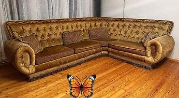 islenmis plastik qapi pencere: Künc divan, Açılan, Bazasız, Vеlur parça, Çatdırılma yoxdur — 1