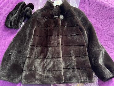 eninə qadın şubaları: Kürk, X-Lady, 4XL, rəng - Qəhvəyi — 3