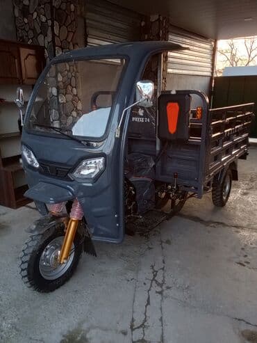 запчасти на прицепы: Yükdaşıma üçün üçtəkərli motoblok (tricikl) – kabinalı, arxa açıq — 6