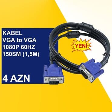 Mətbəx texnikası: VGA kabellər SAYLA ALANA VƏ USTALARA TOPDAN QİYMƏTLƏ VERİLİR! ⭐Display — 5