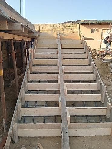 fasad tarsofka: Beton pilləkənlərin layihələndirilməsi və yerində tökülməsi xidməti - — 3