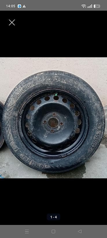 vuruq masin: Polad disk təkər – 15 düym - Material: möhkəm polad - Ölçü: R15 (15 — 4