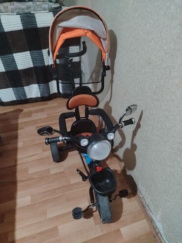 1 3 yaşlı uşaqlar üçün üçtəkərli velosipedlər: Uşaq üçtəkərli velosipedi - Uşaqlar üçün üçtəkərli model, ön pedallı — 1