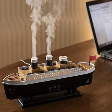 Ütülər və buxarlayıcılar: Jellyfish Aroma Diffuser – Gəmi dizaynlı aromaterapiya cihazı - — 4