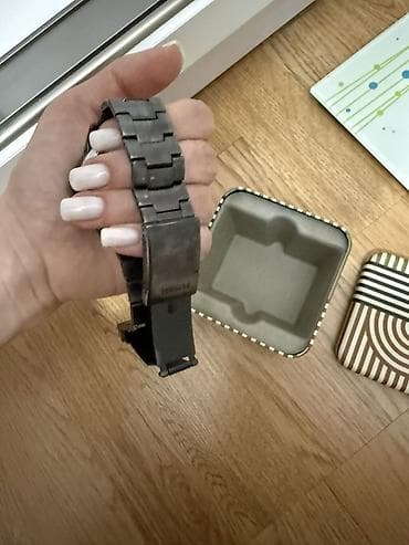 ilan saat: İşlənmiş, Qol saatı, Fossil, rəng - Qara — 7