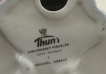 Antik salfetka qabı orginal kobalt çex malı cütü 100 azn satılır — 2