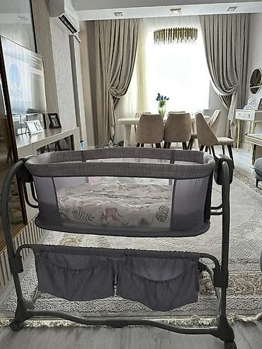 ucuz carpayi: Oğlan və qız üçün, İşlənmiş, Beşik, Dəstsiz, Matras ilə, Yellənmə mexanizm ilə — 4