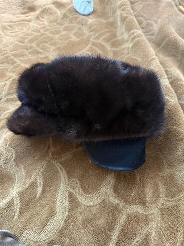 kişilər üçün qış papaqları: Kepka, rəng - Qəhvəyi — 2