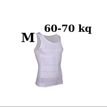 Maykalar: Mayka, Bədən yığan, Yeni, M, rəng - Ağ — 2