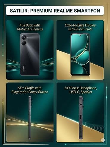 Realme 10 5G, 128 GB, rəng - Boz, Barmaq izi lalafo.az -da Realme 10 5G, 128 GB, rəng - Boz, Barmaq izi