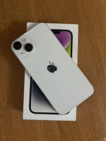 qiriq telefon: IPhone 14, 128 GB, Ağ, Face ID — 2