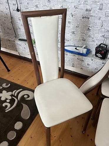 taxdalar: Qonaq otağı üçün, rəng - Ağ Stul — 5