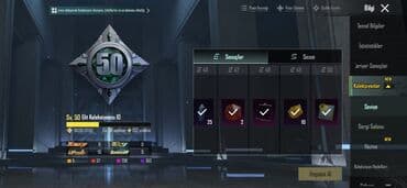 dəst qadın geyimləri: PUBG Mobile hesabı – 527‑ci sezon ekran görüntüləri ilə - Səviyyə: RP — 9