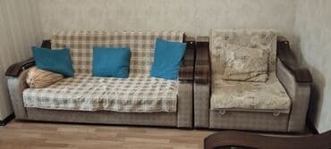 купить кресло раскладное бу: Раскладной диван, Б/у, Раскладной, С подъемным механизмом, Ткань, Нет доставки — 2