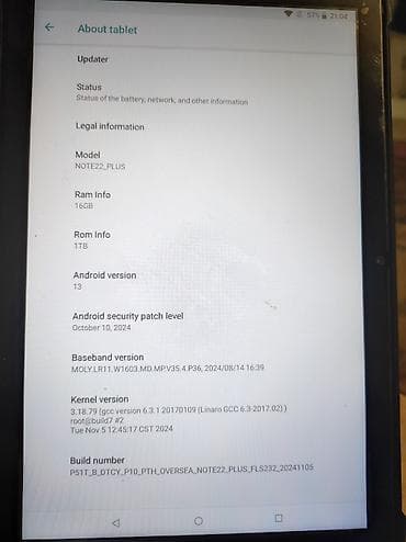 planşet tablet: Planşetlər – NOTE22_PLUS (2 ədəd). Uşaqlar oynasın deyə almışıq, indi — 4