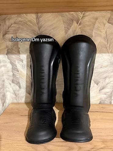 lent: Venum tay-boks/muay-tay üçün qamışlı ayaq-qamış qoruyucuları (shin — 1