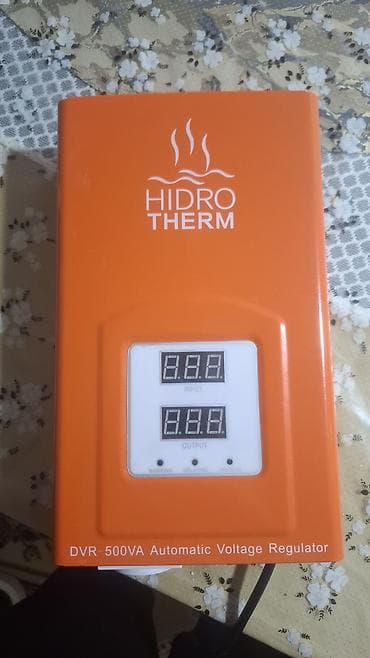 ev eşyalar: HIDRO THERM DVR-500VA Avtomatik Gərginlik Tənzimləyicisi - Model — 1