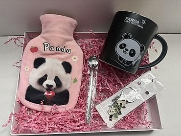 yeni il hediyye paketleri: 🎀🐼 Panda Hədiyyə Gift Boxu 🐼🎀 Şirin panda temalı dizaynlı bu xüsusi — 1