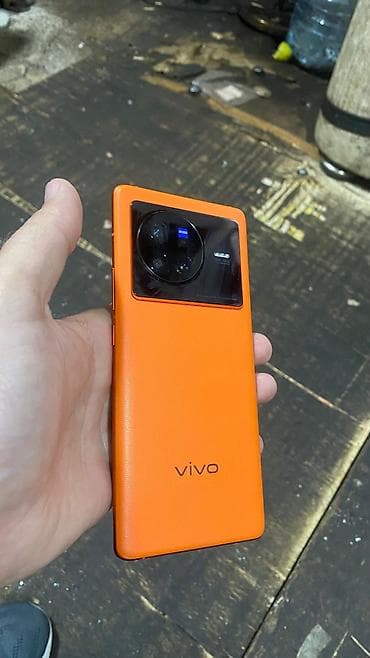 ses yazan diktafon: Vivo X80, 256 GB, rəng - Narıncı, Barmaq izi — 1