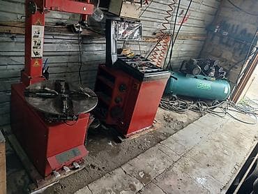 Avtomaşın təkər servisi üçün tam avadanlıq paketi Tərkib: -
