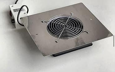 Kassa avadanlığı: Manikür üçün masaüstü tozudici (nail dust collector) - Paslanmayan — 1