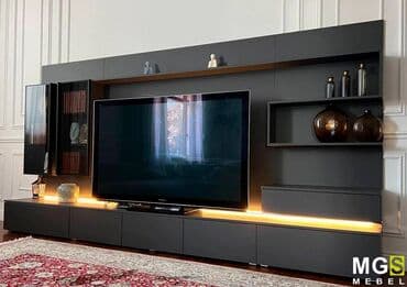 гостиная мебель: Sifarişlə mətbəx dəsti, Özü çəkən petlələr, MDF, Kredit yoxdur, Pulsuz çatdırılma — 5