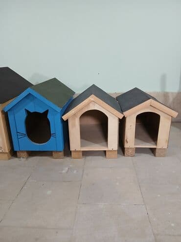 it yuvasi: Taxta heyvan evi/budkalar - Material: möhkəm taxta karkas — 1