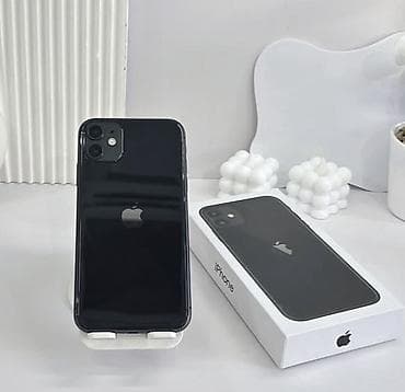 IPhone 11, 128 GB, Qara, Zəmanət, Simsiz şarj, Face ID lalafo.az -da IPhone 11, 128 GB, Qara, Zəmanət, Simsiz şarj, Face ID